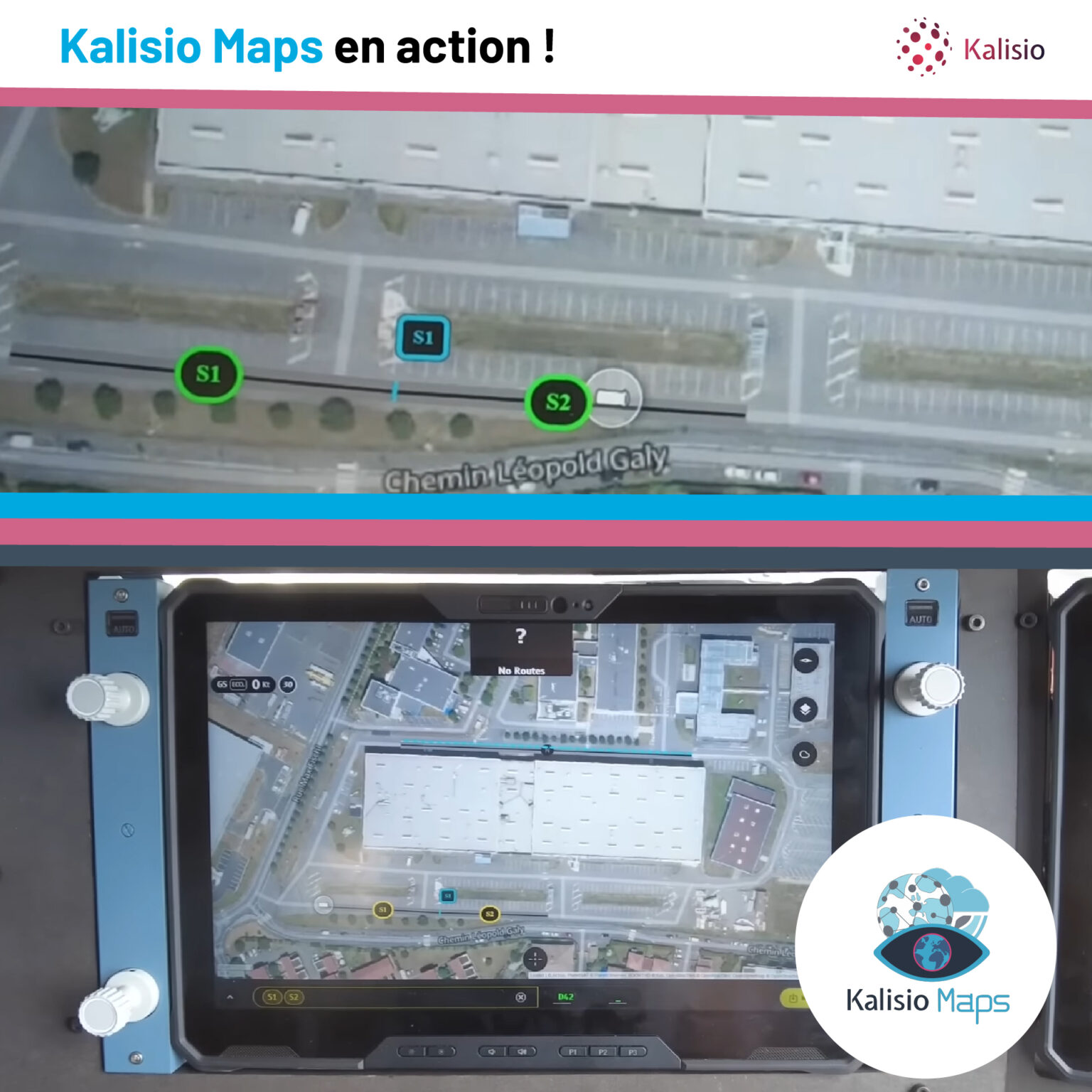 Kalisio Maps en action avec Airbus UpNext !