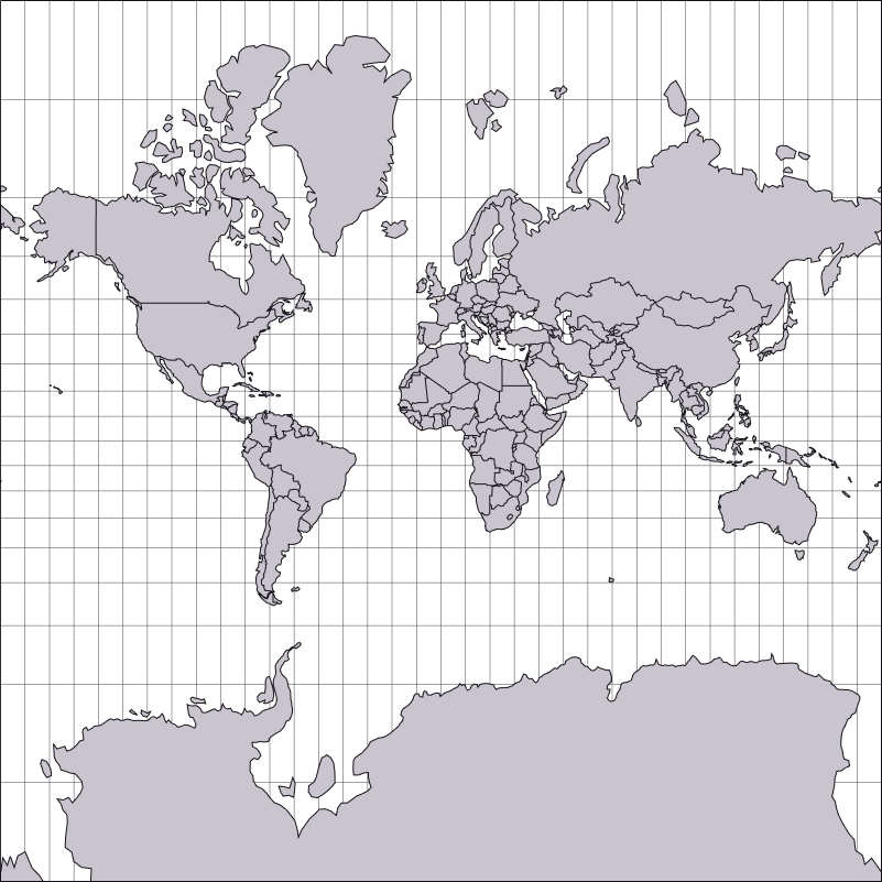 Projection Mercator